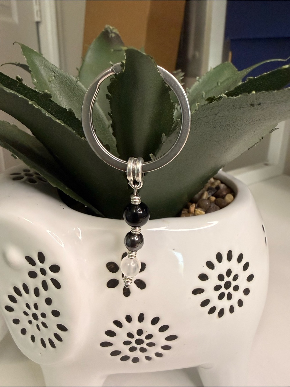 Stainless Steele Tribal Strength,
Balance, & Resilience 
Keychain